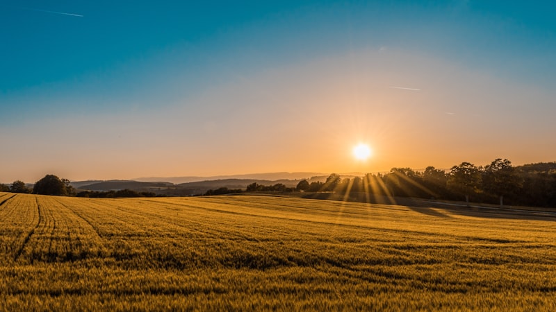 Coucher de soleil — vallée de Chevreuse